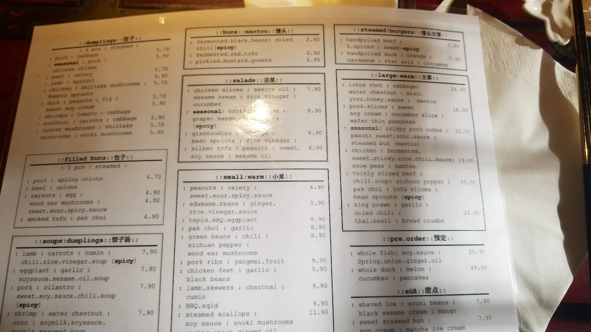 Speisekarte photo 8