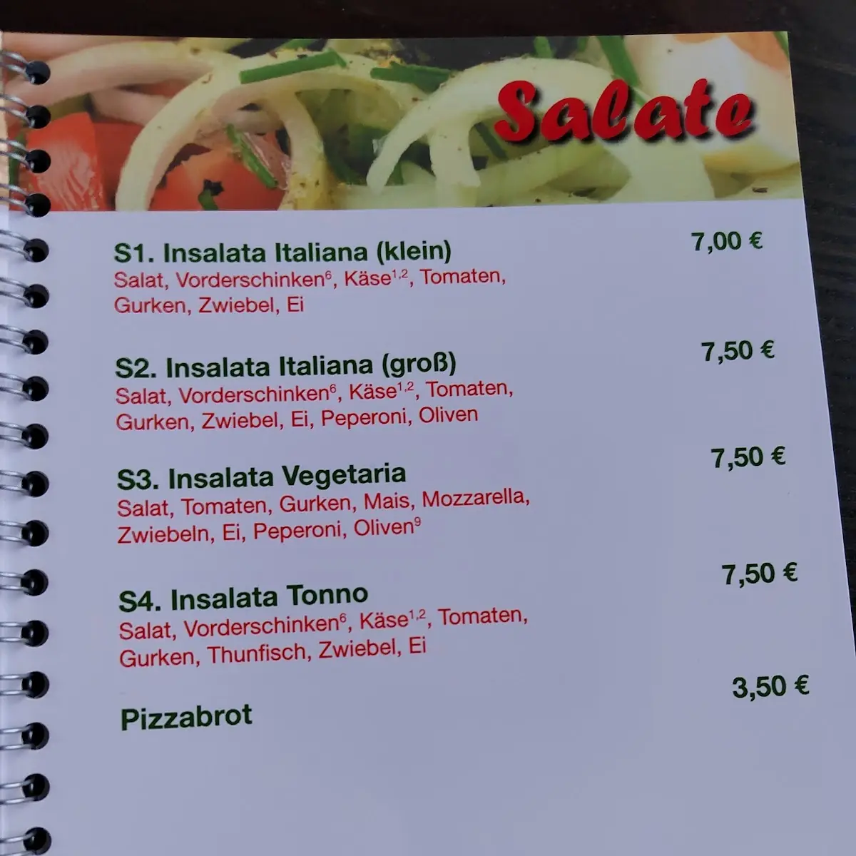 Speisekarte photo 2