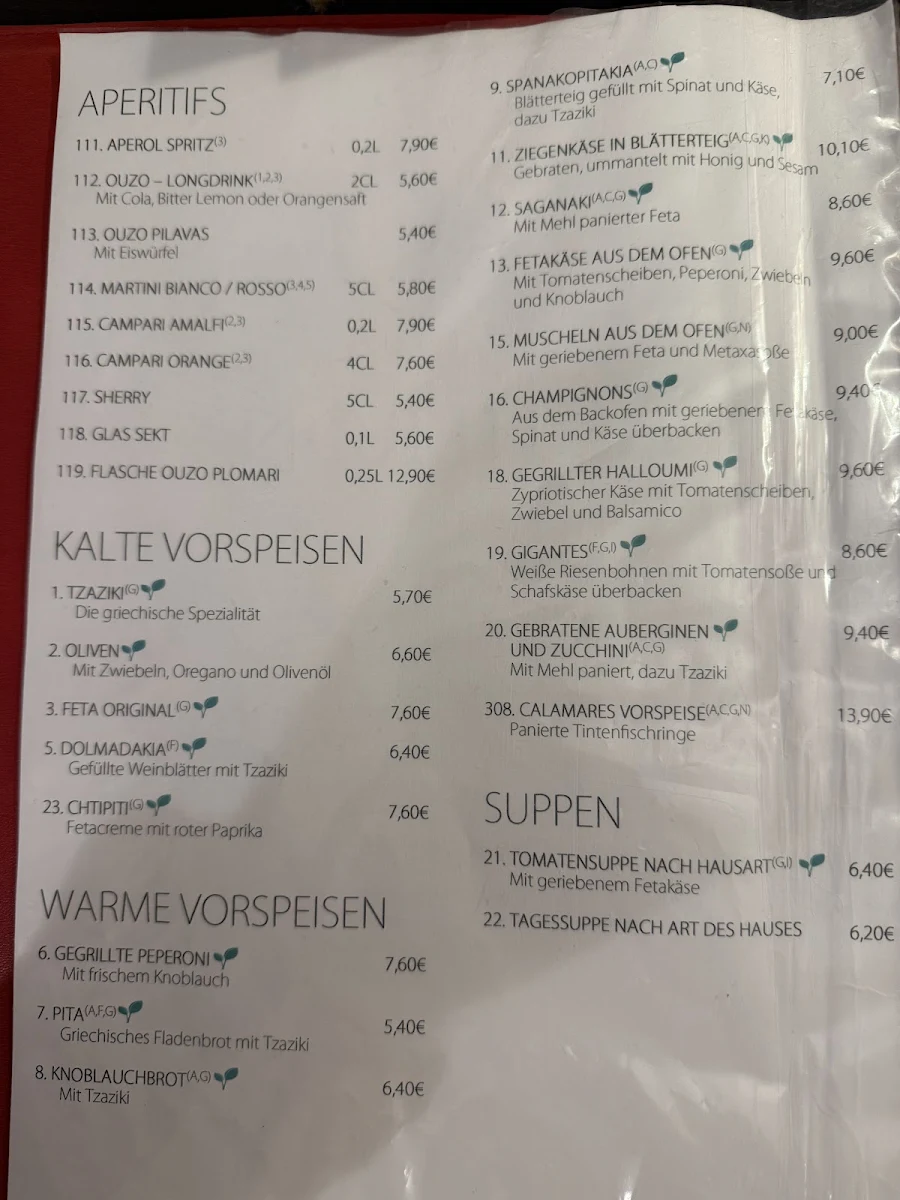 Speisekarte photo 1