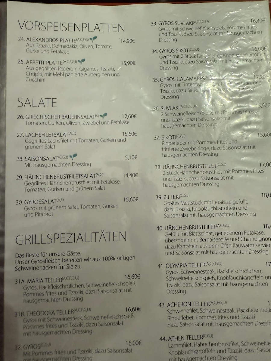 Speisekarte photo 2