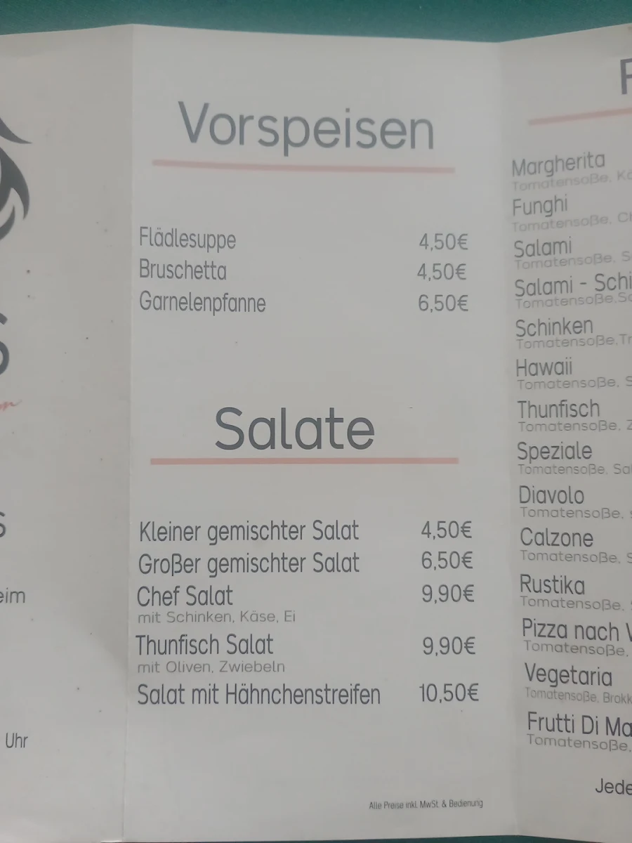 Speisekarte photo 5