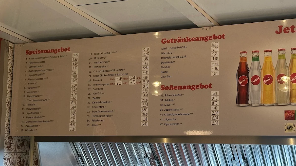 Speisekarte, Hoymann Schnellimbiss