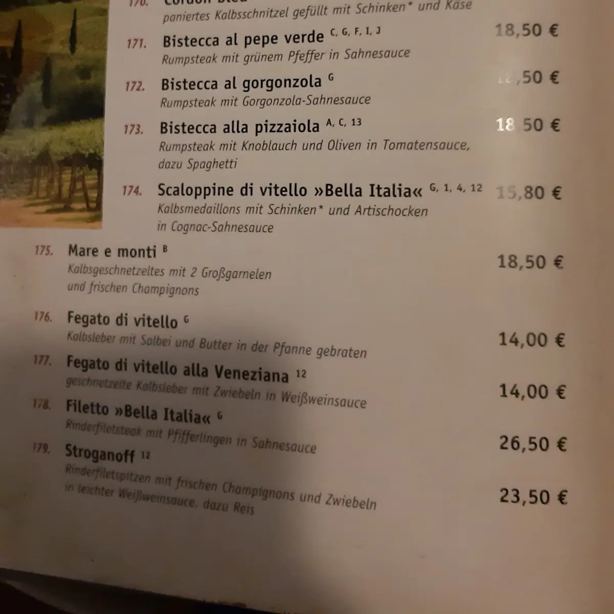 Speisekarte photo 1