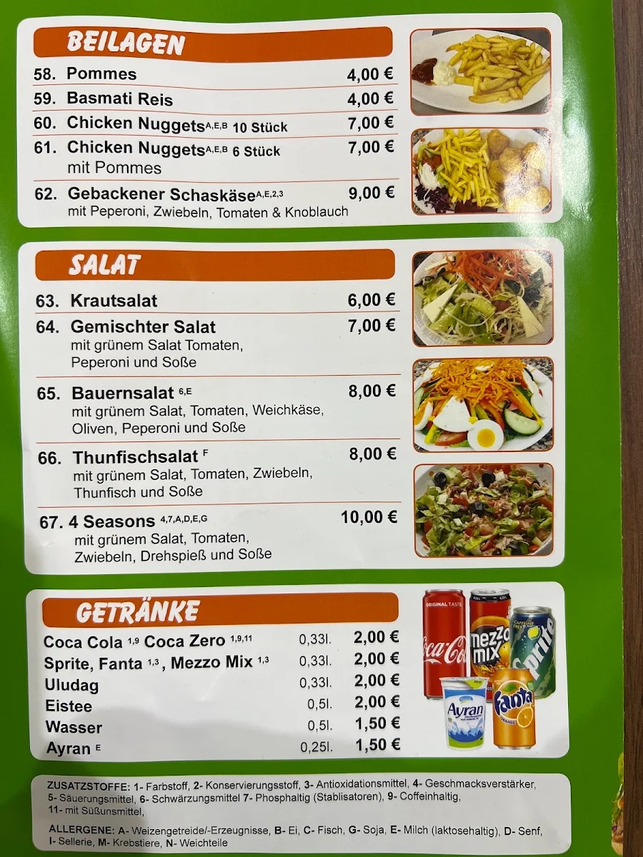 Speisekarte photo 2