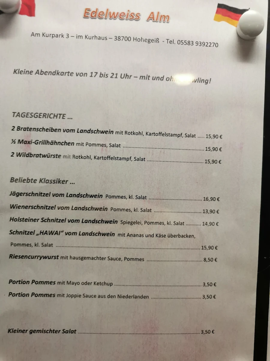 Speisekarte photo 3