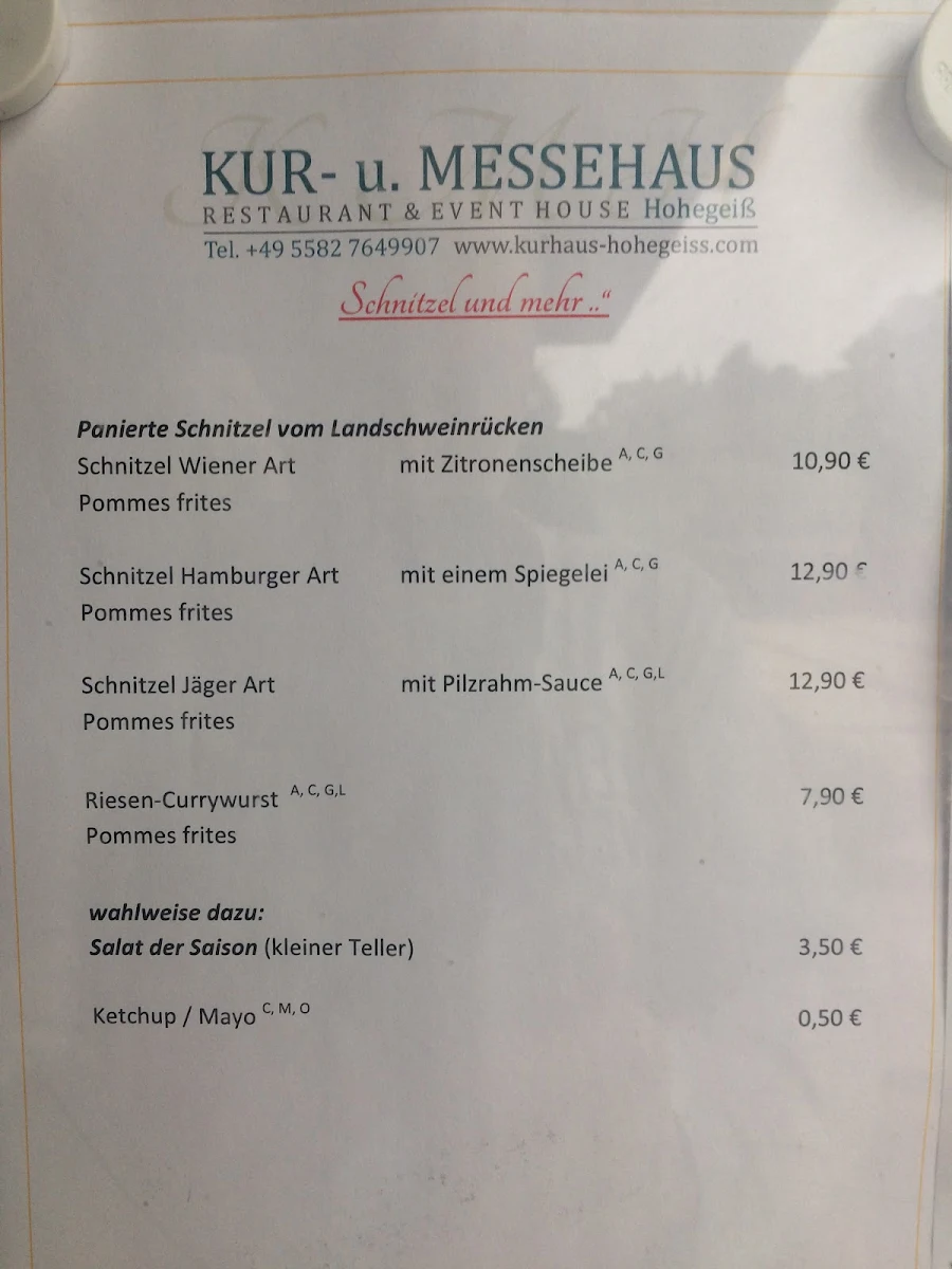 Speisekarte photo 5