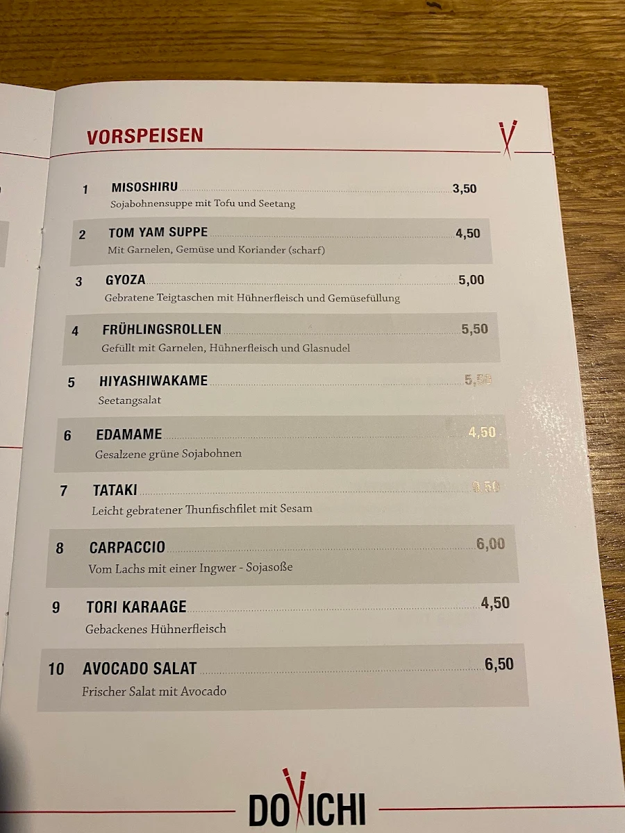 Speisekarte photo 2