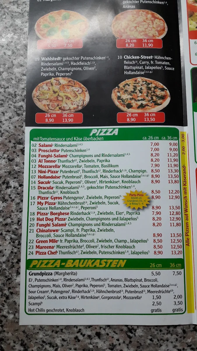 Speisekarte, PLAN B - BEST FOOD IN TOWN