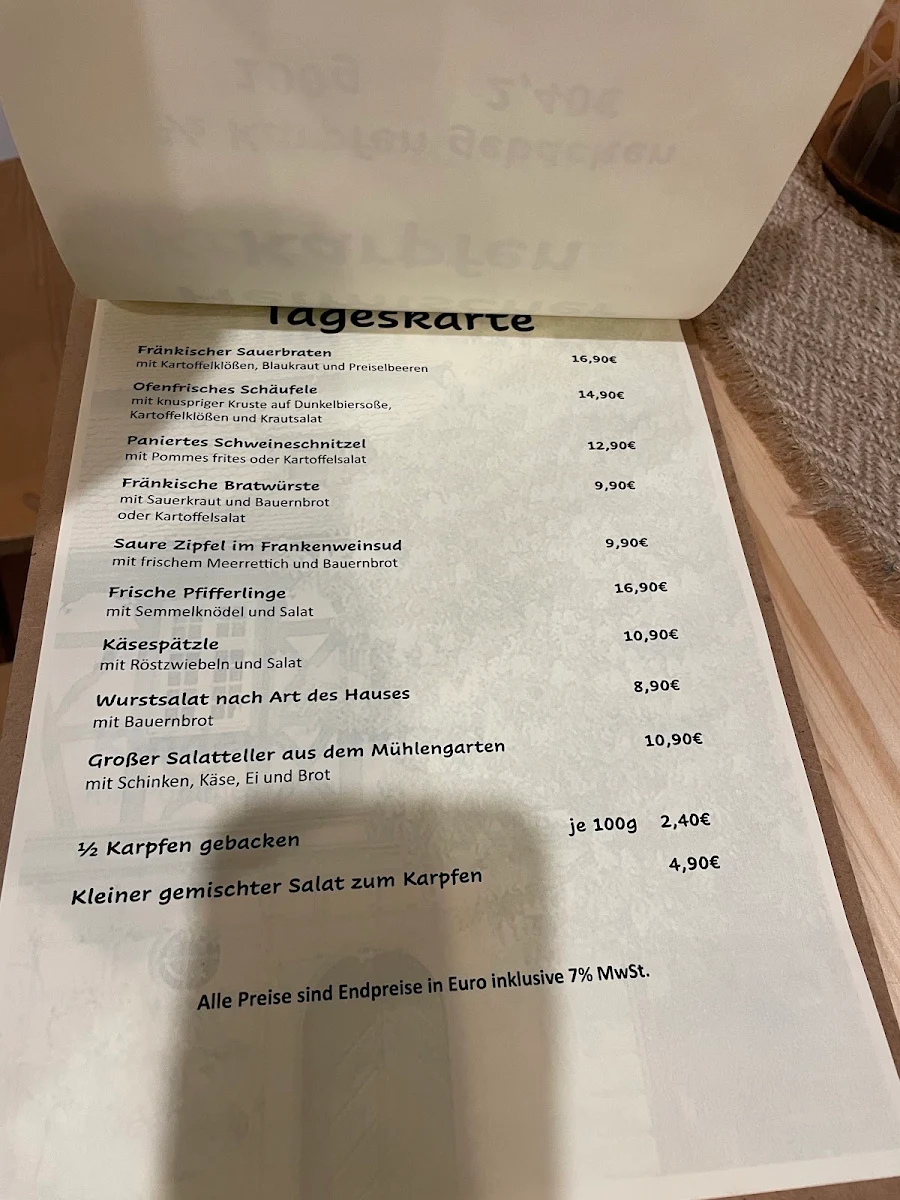 Speisekarte photo 3