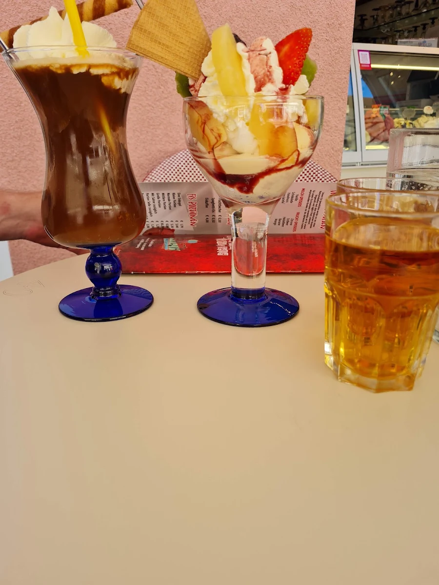 Speisekarte, Eiscafé Venezia