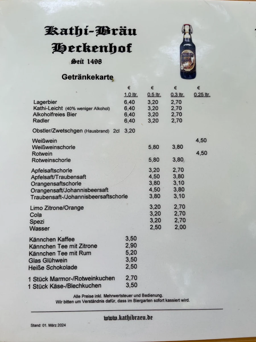 Speisekarte photo 1