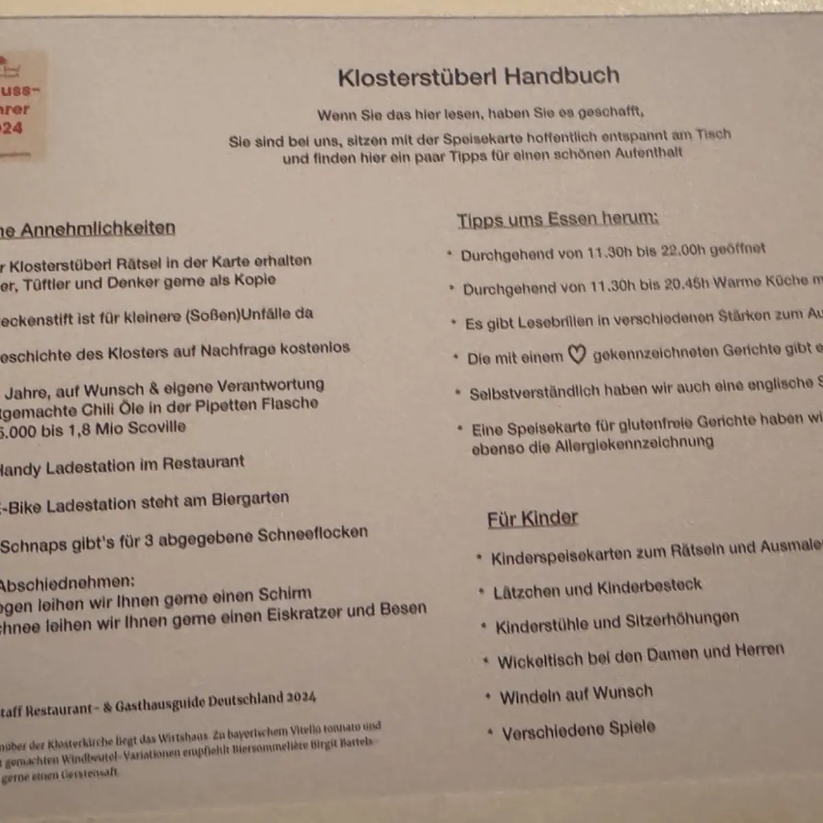 Speisekarte photo 3