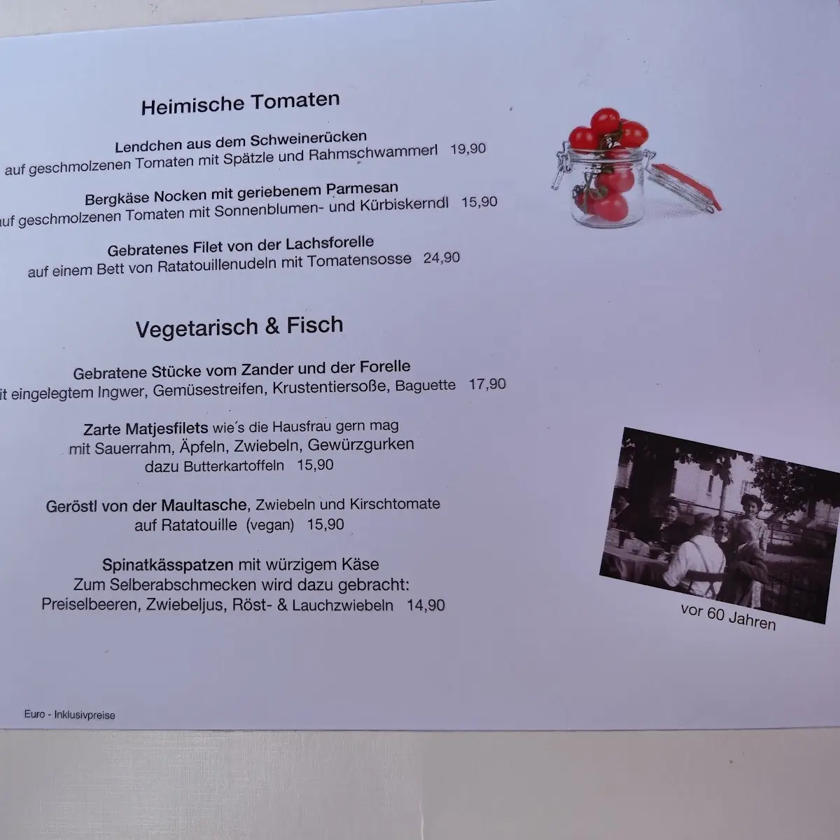 Speisekarte photo 9