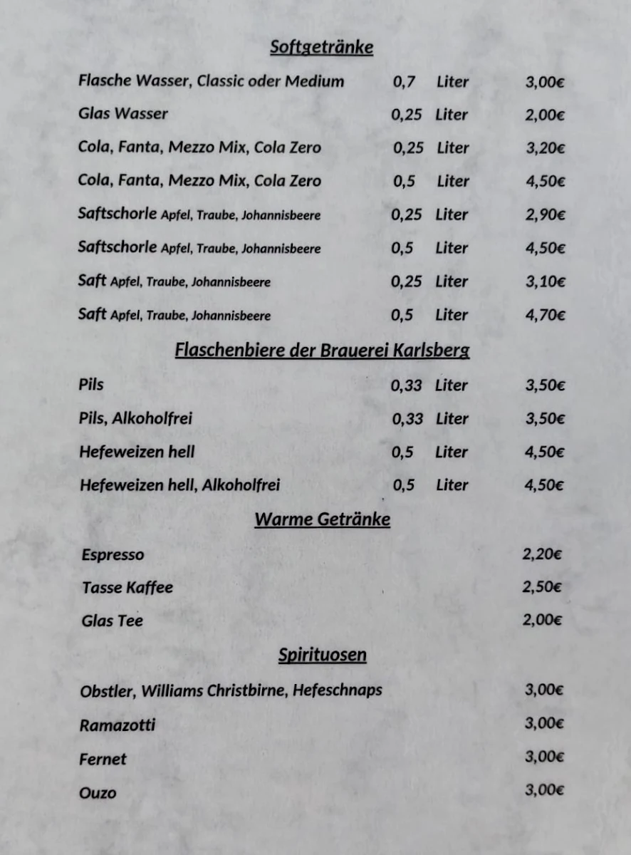 Speisekarte photo 2