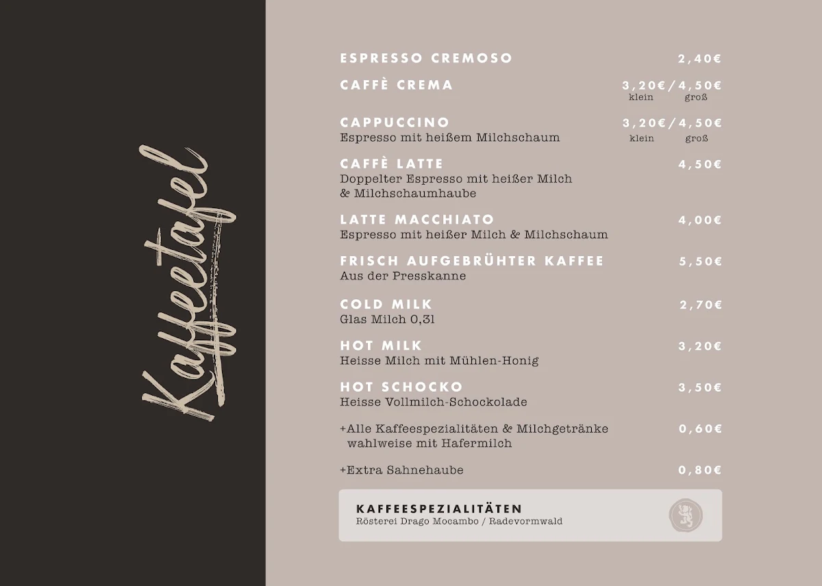 Speisekarte photo 2