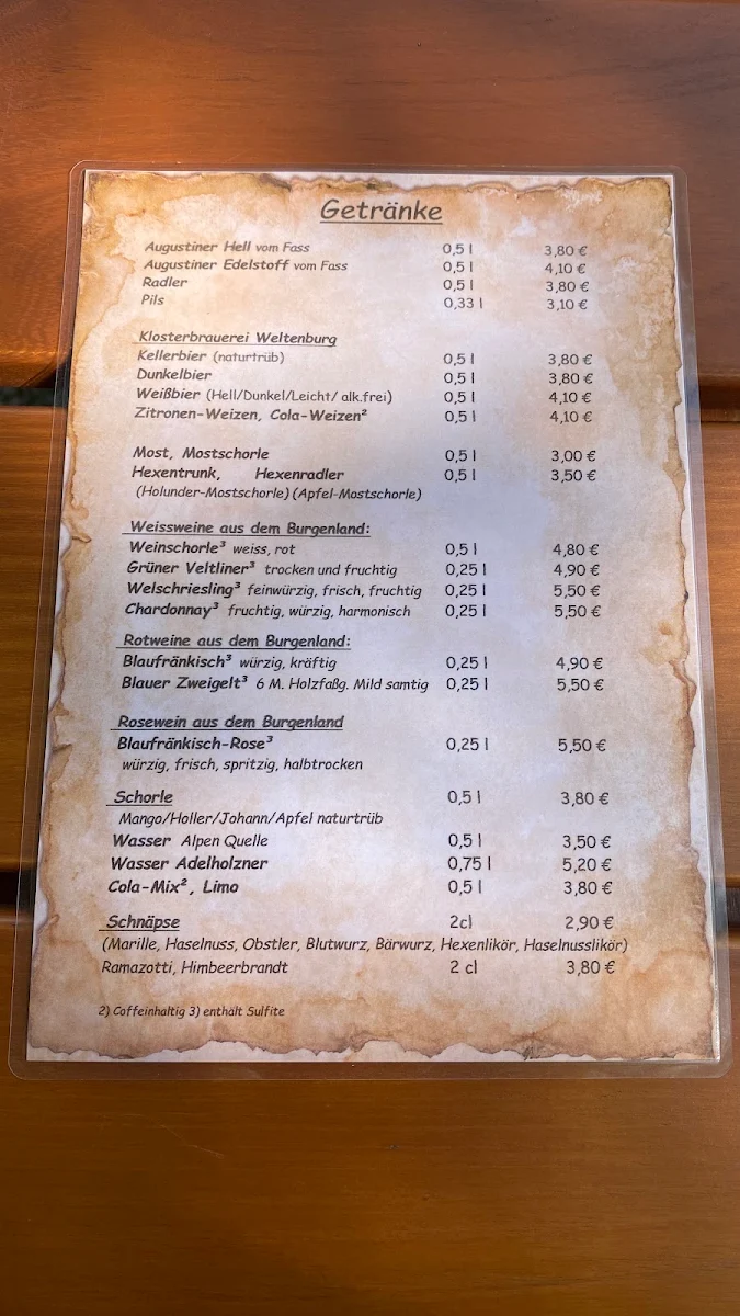 Speisekarte photo 5