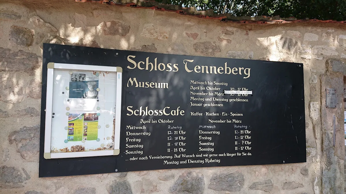 Speisekarte, Schlosscafé Sternenstaub