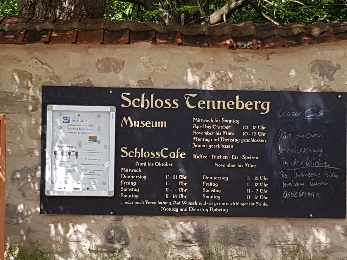 Speisekarte, Schlosscafé Sternenstaub