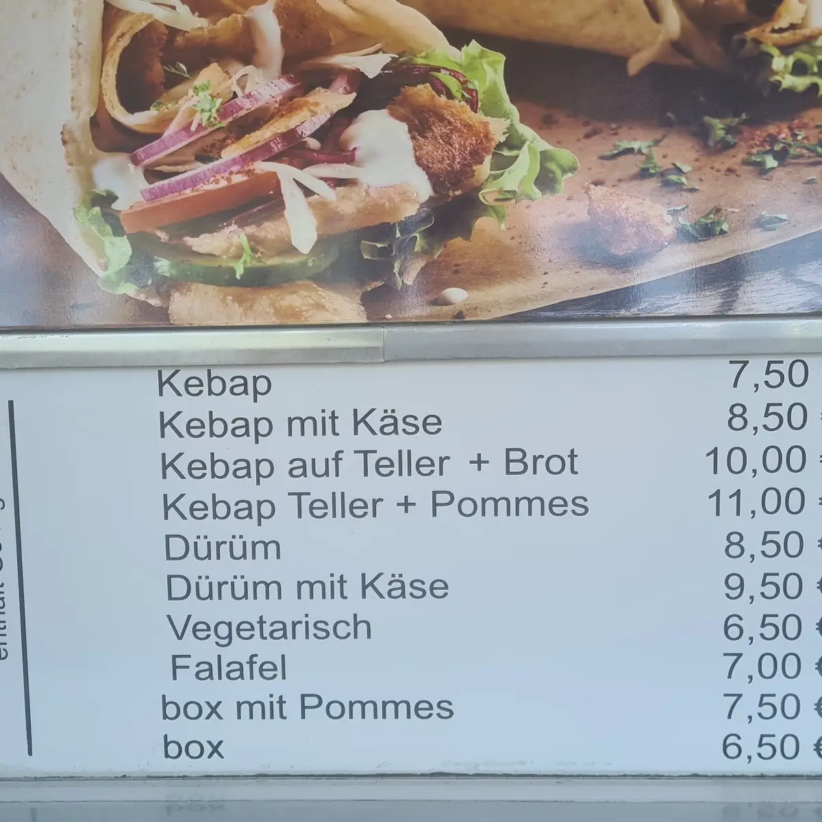 Speisekarte photo 1