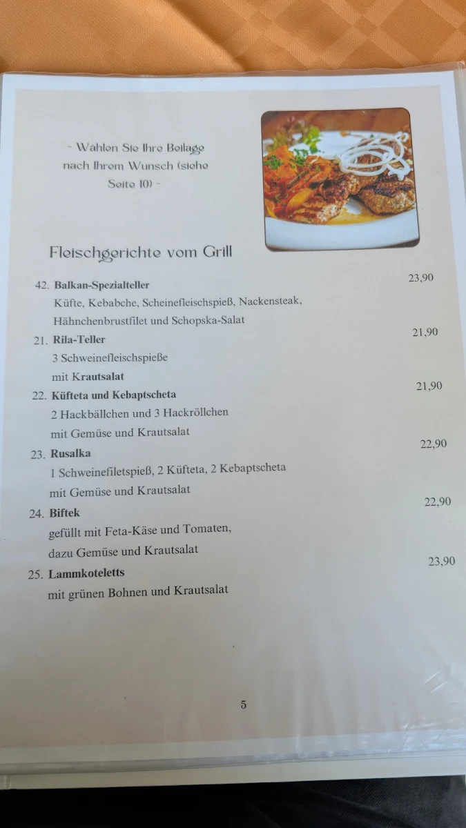 Speisekarte photo 2