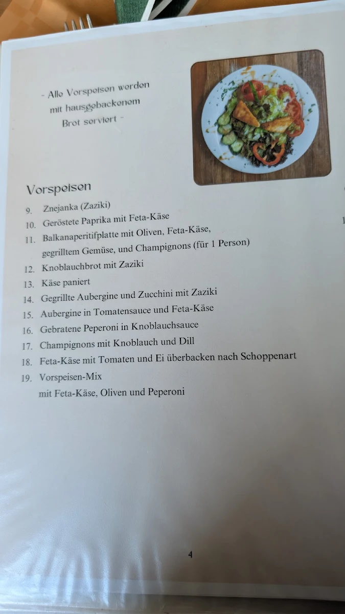 Speisekarte photo 3
