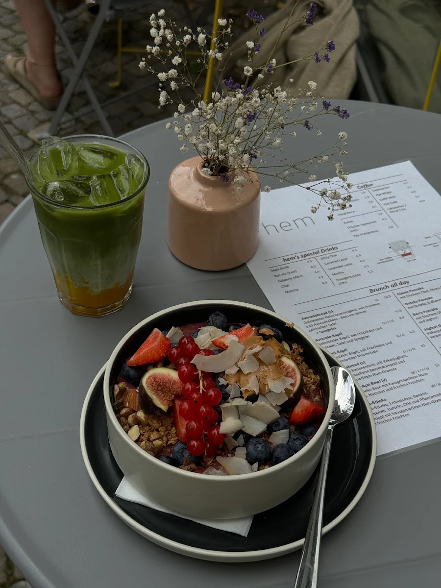 Speisekarte, Hem Cafe