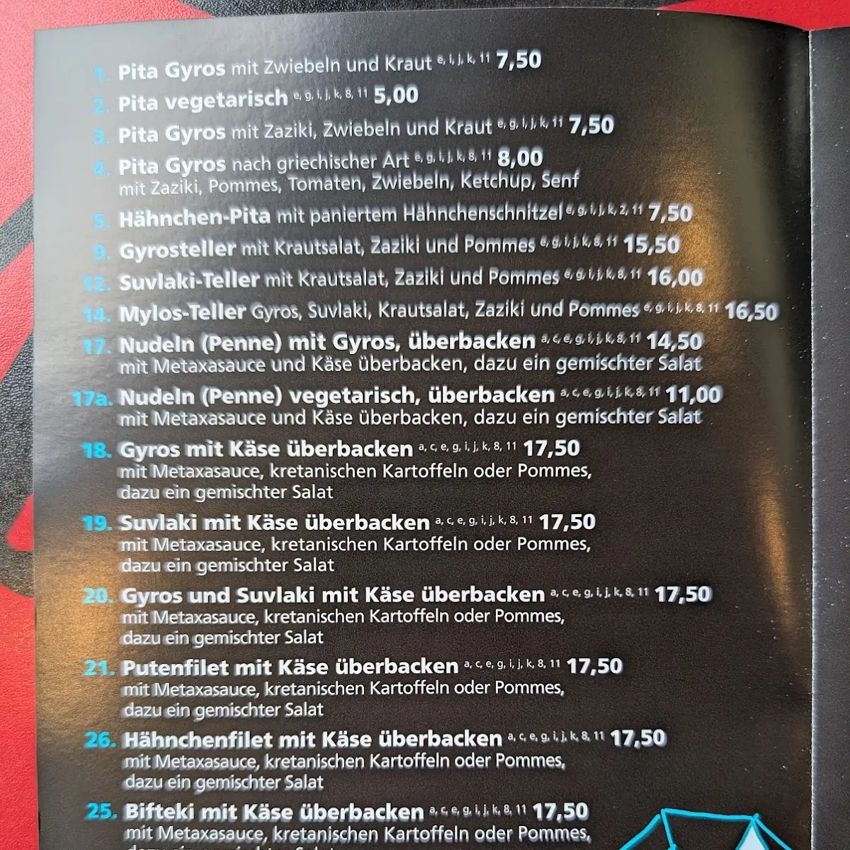 Speisekarte photo 3
