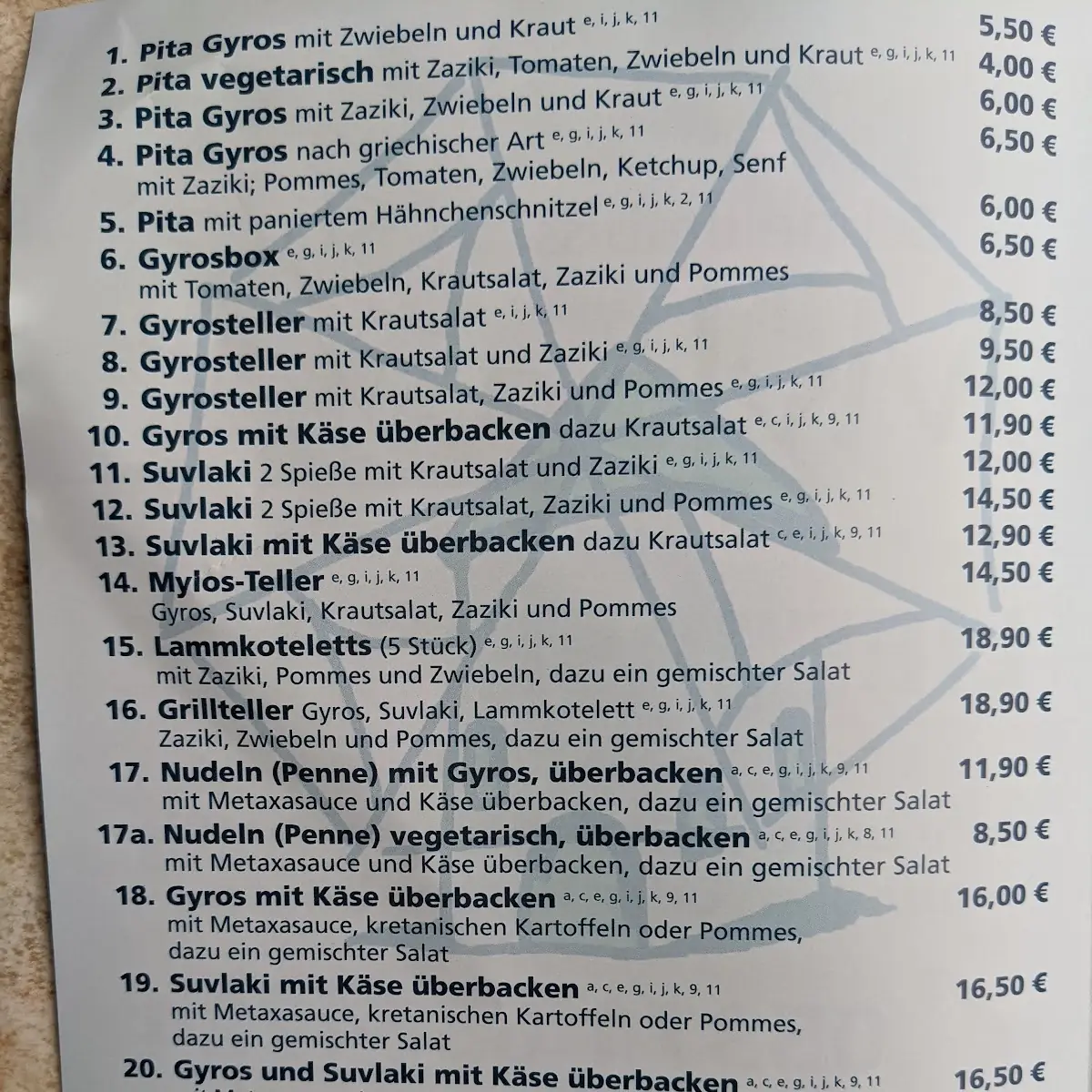 Speisekarte photo 8