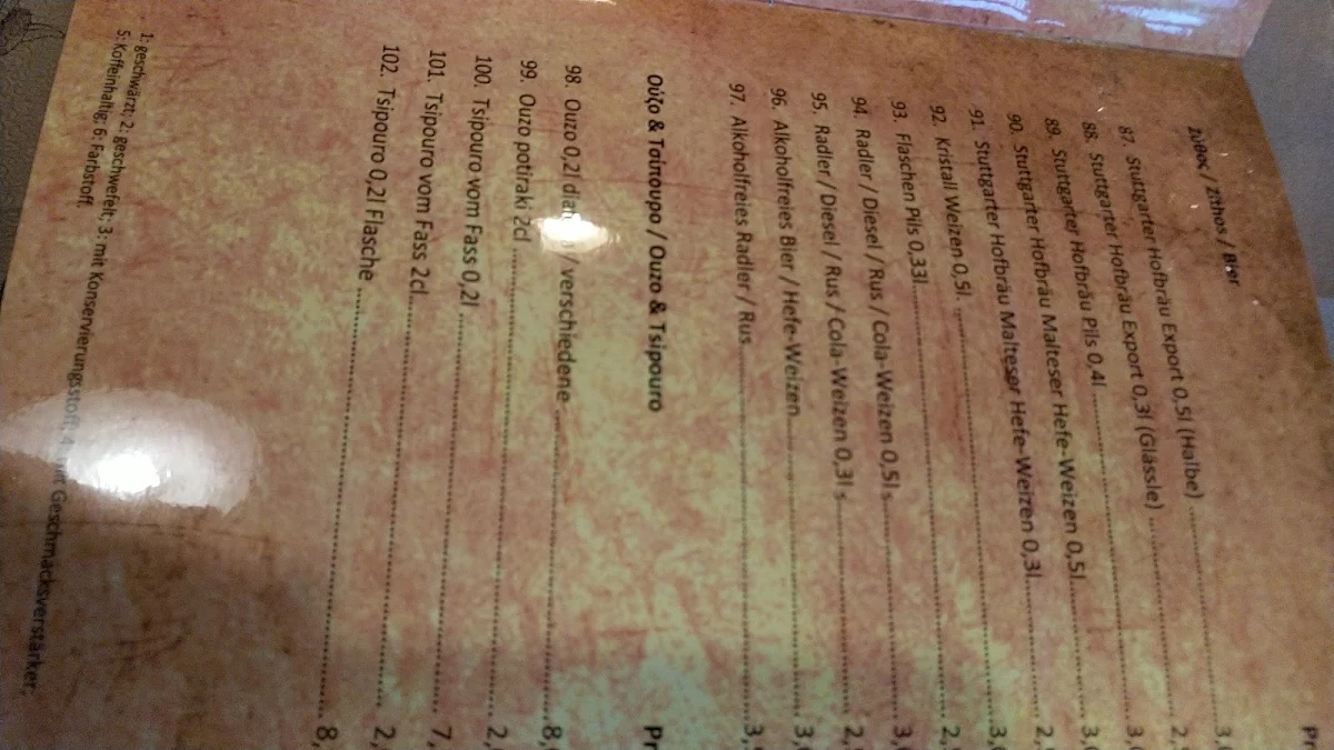 Speisekarte photo 10