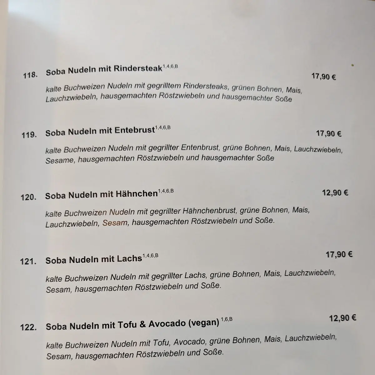 Speisekarte photo 9