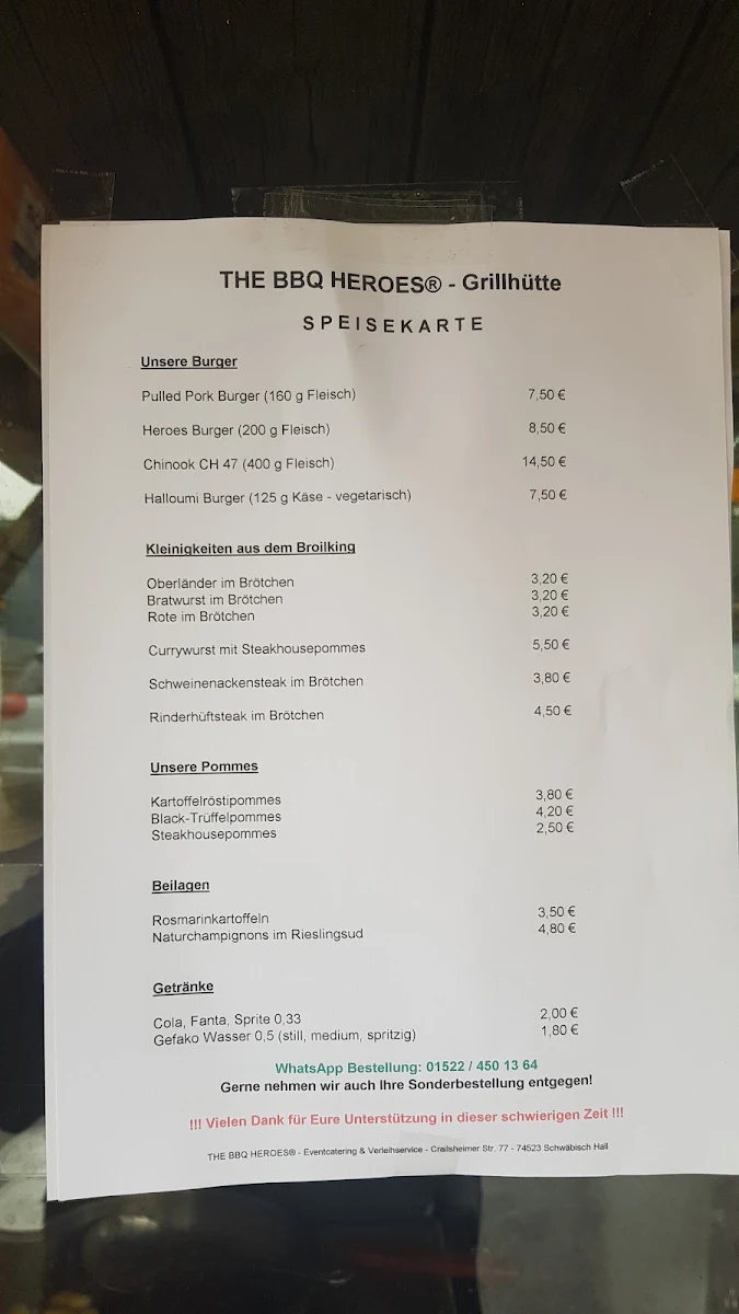 Speisekarte photo 2