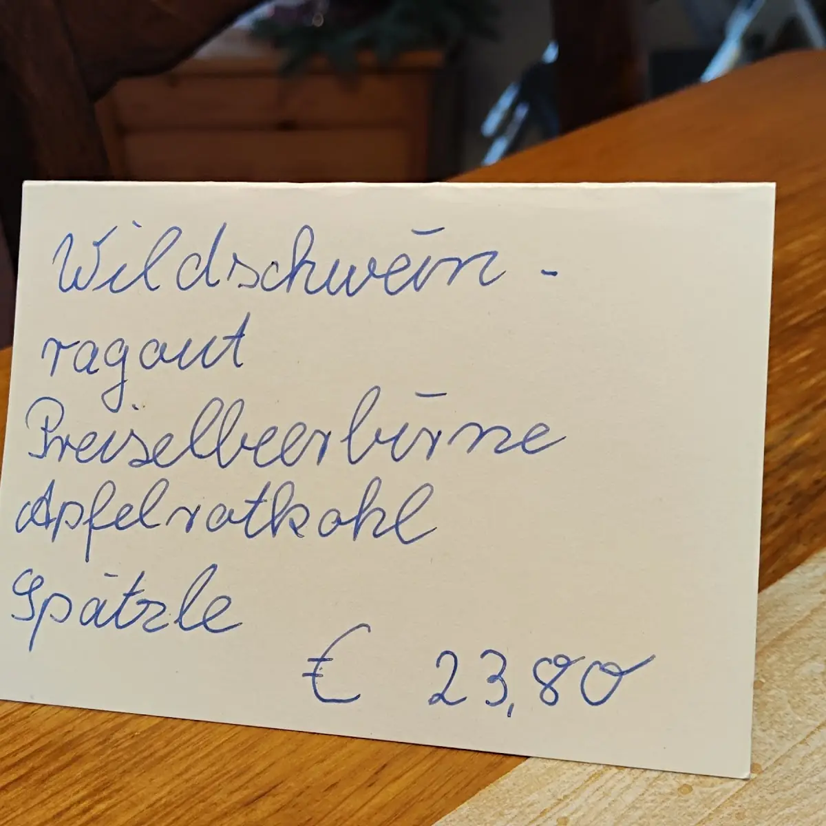 Speisekarte photo 4
