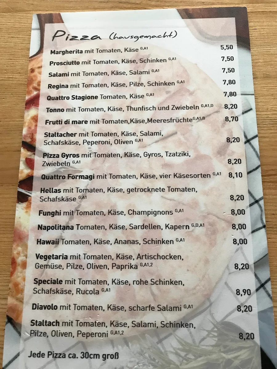 Speisekarte photo 2