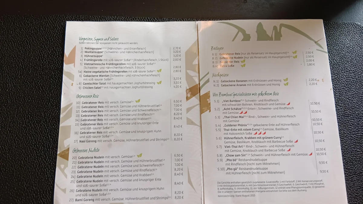 Speisekarte photo 2