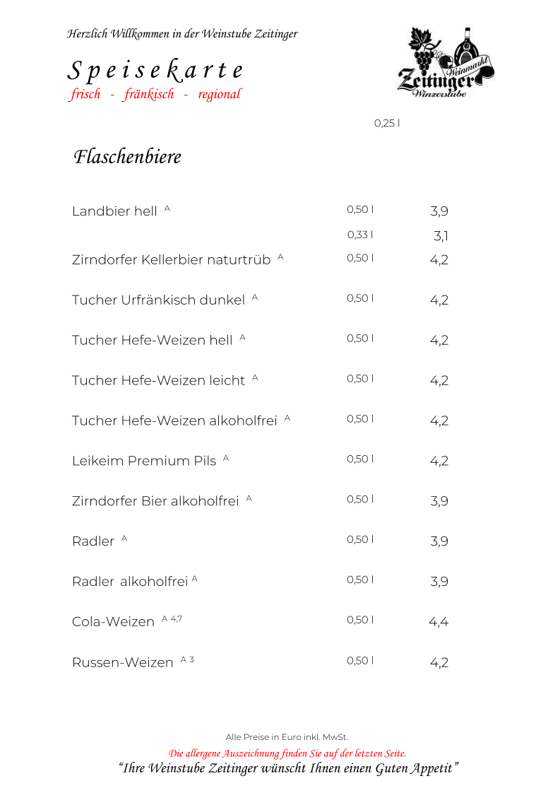 Speisekarte photo 6