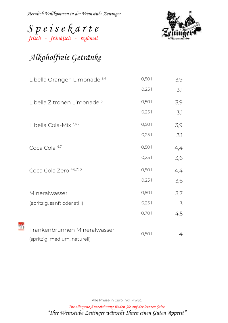 Speisekarte photo 8