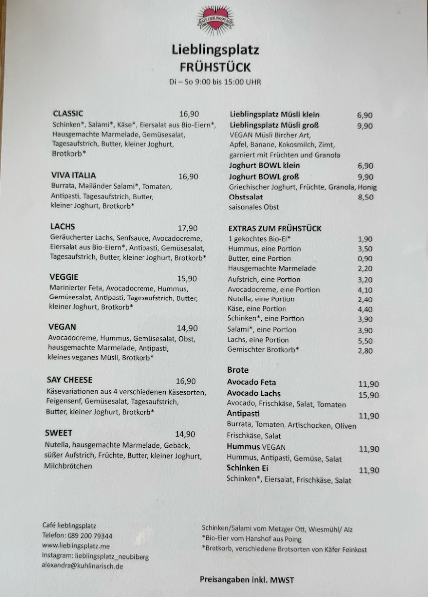 Speisekarte photo 1