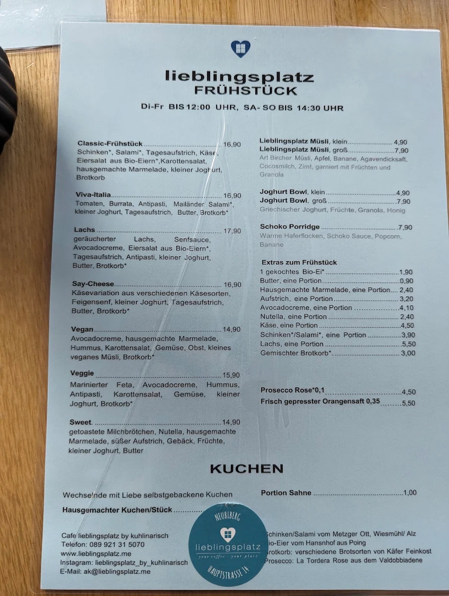 Speisekarte photo 2