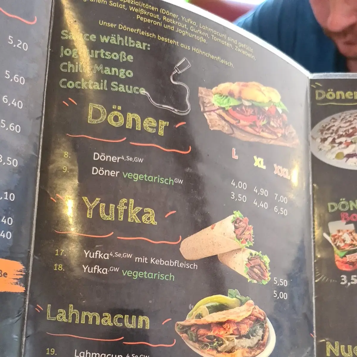 Speisekarte photo 2