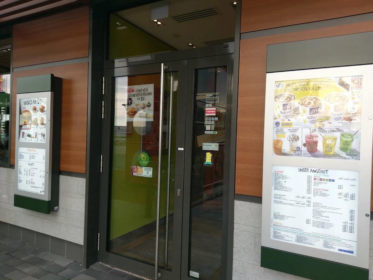 Speisekarte, McDonald's