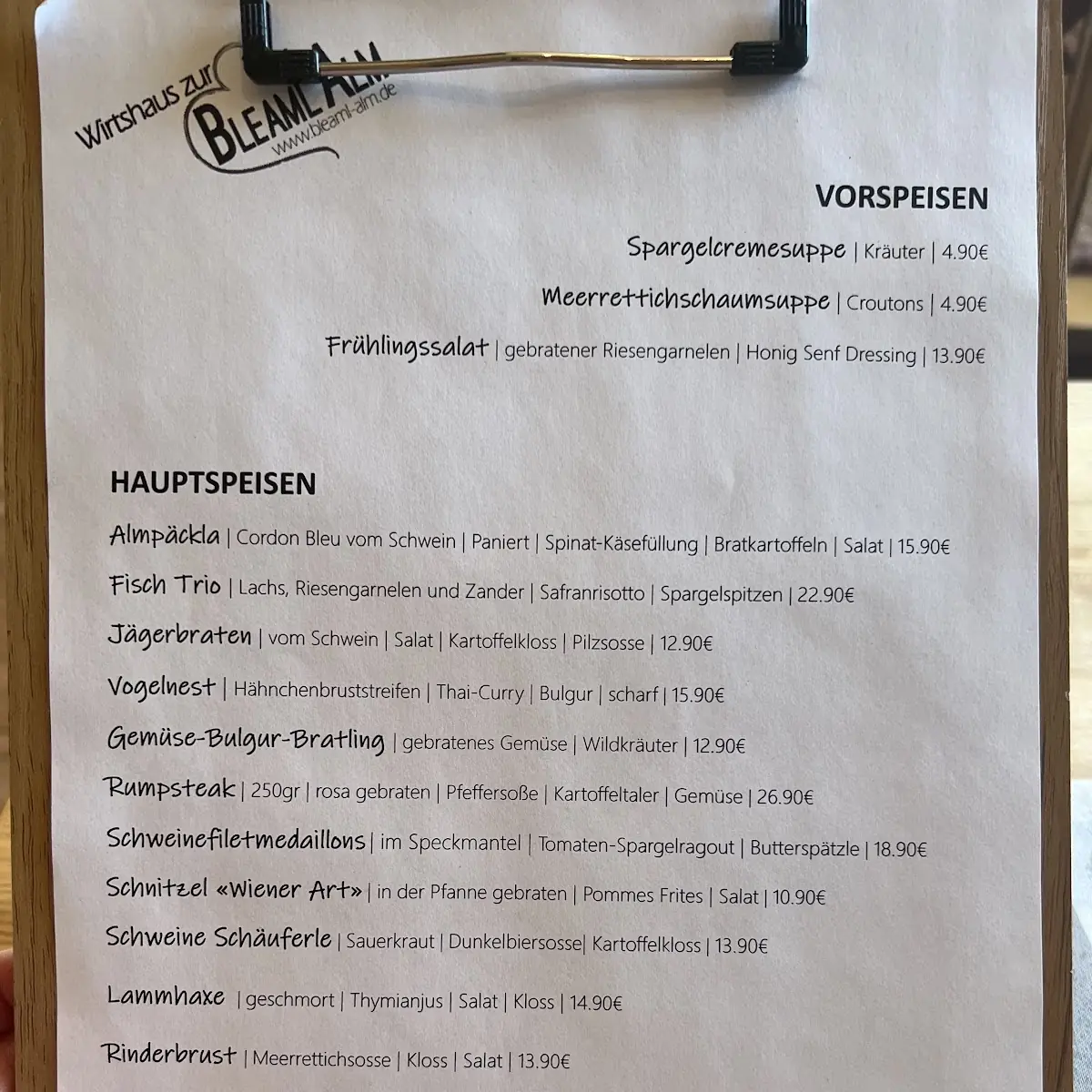 Speisekarte photo 7