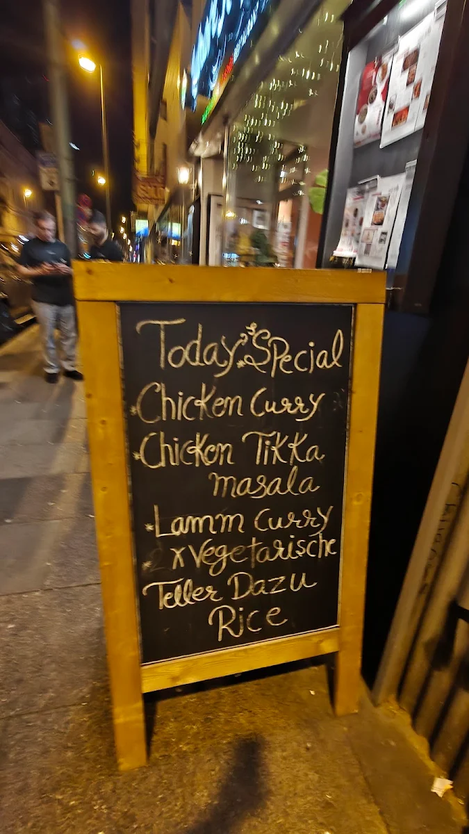 Speisekarte, Restaurant Lahore Kebab Haus