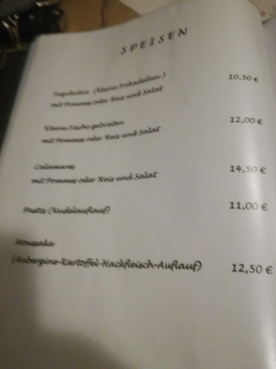 Speisekarte photo 5