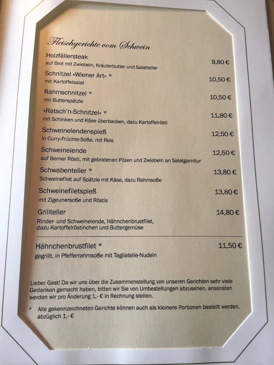 Speisekarte photo 9