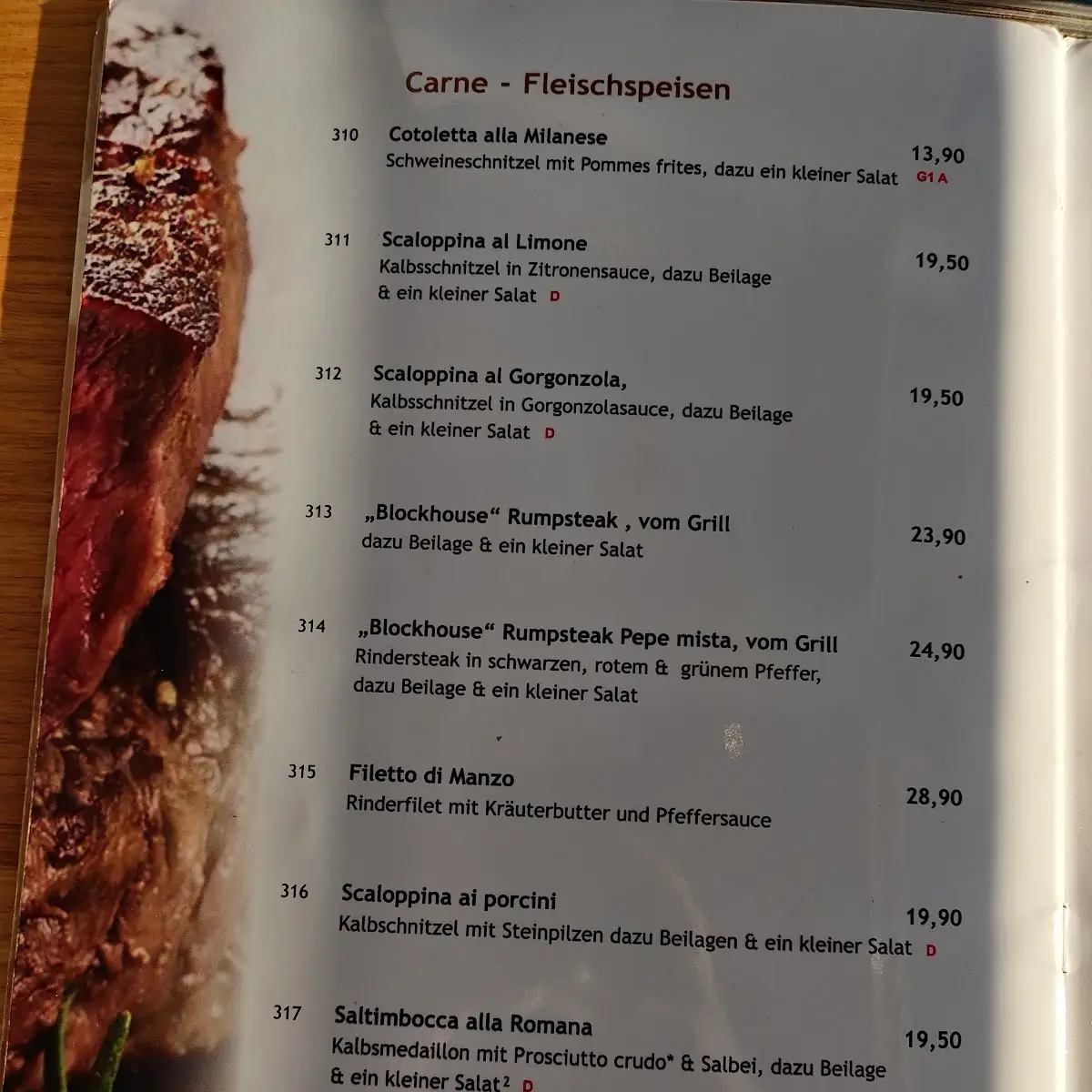 Speisekarte photo 7