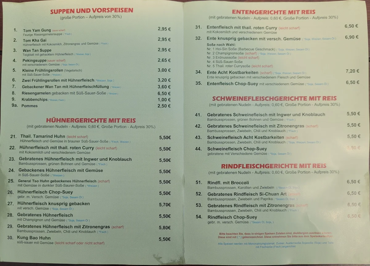 Speisekarte photo 2