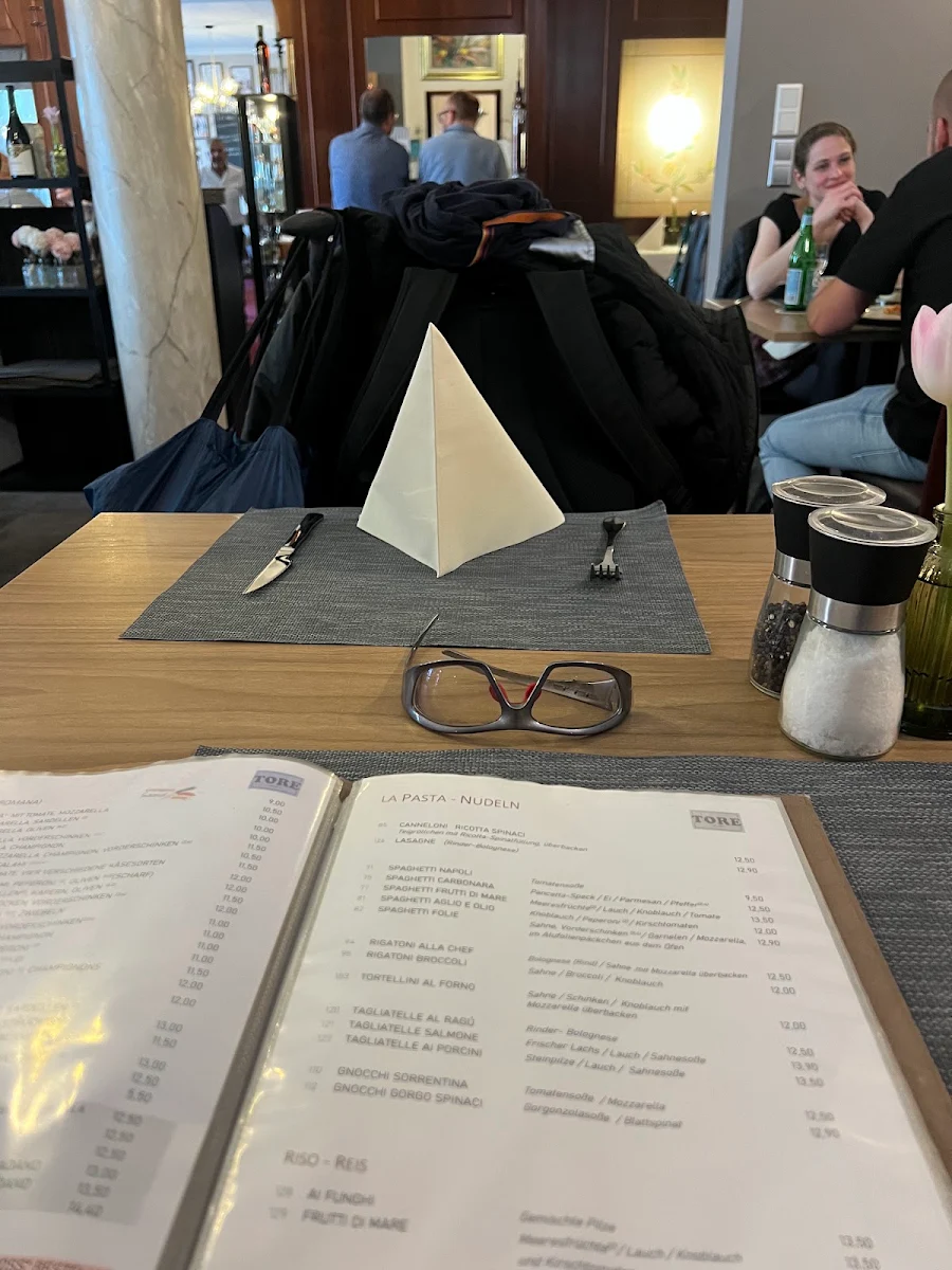 Speisekarte, Tore Ristorante Pizzeria
