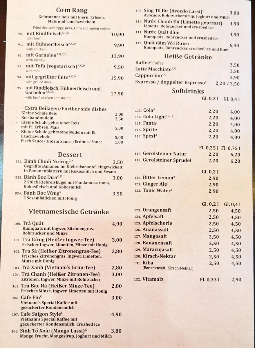 Speisekarte photo 1