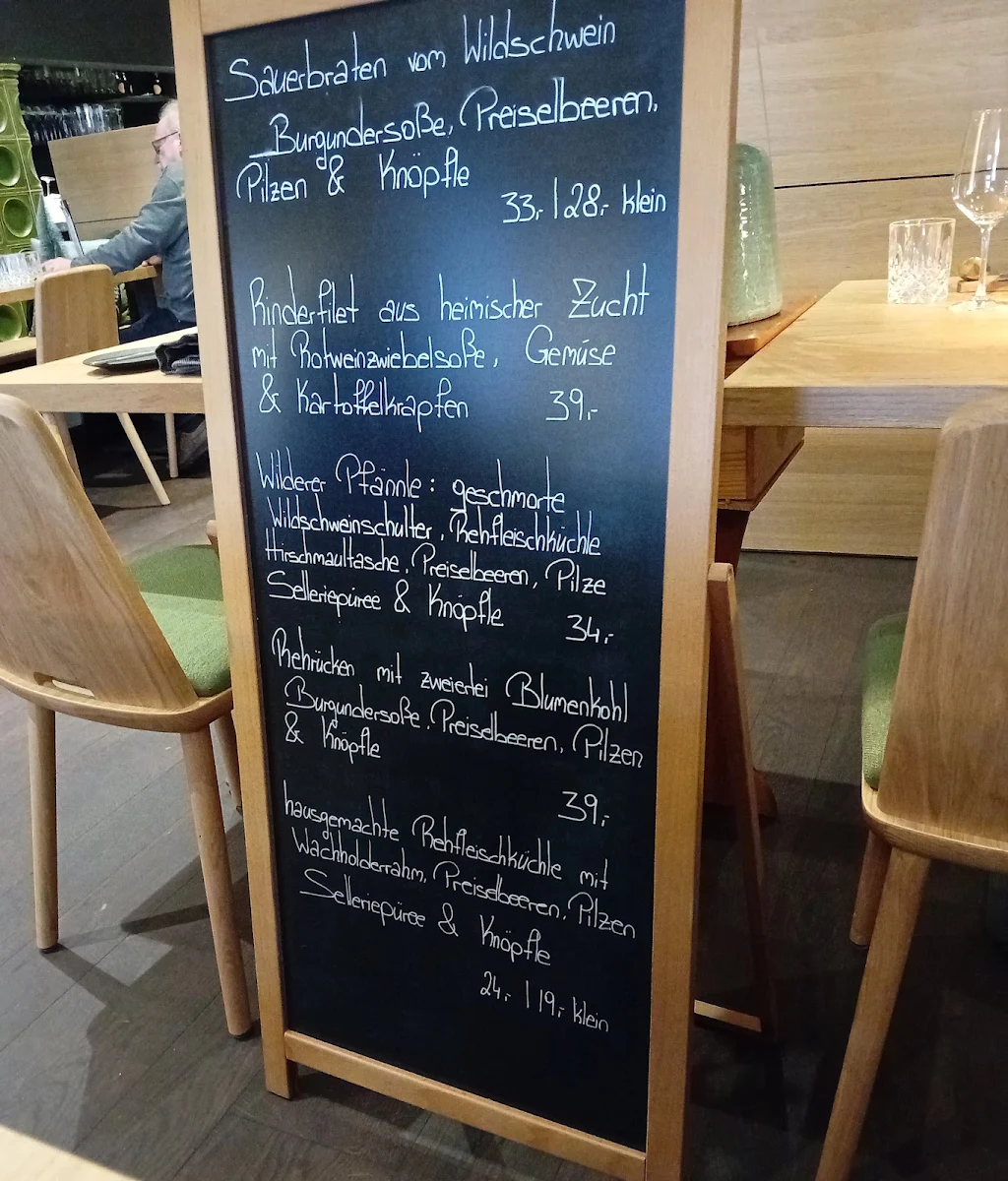 Speisekarte, Gasthaus Rössle