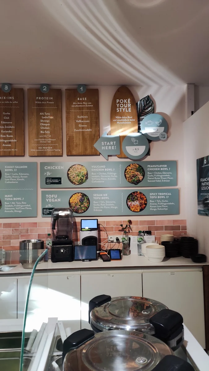 Speisekarte, MA'LOA Poké Bowl